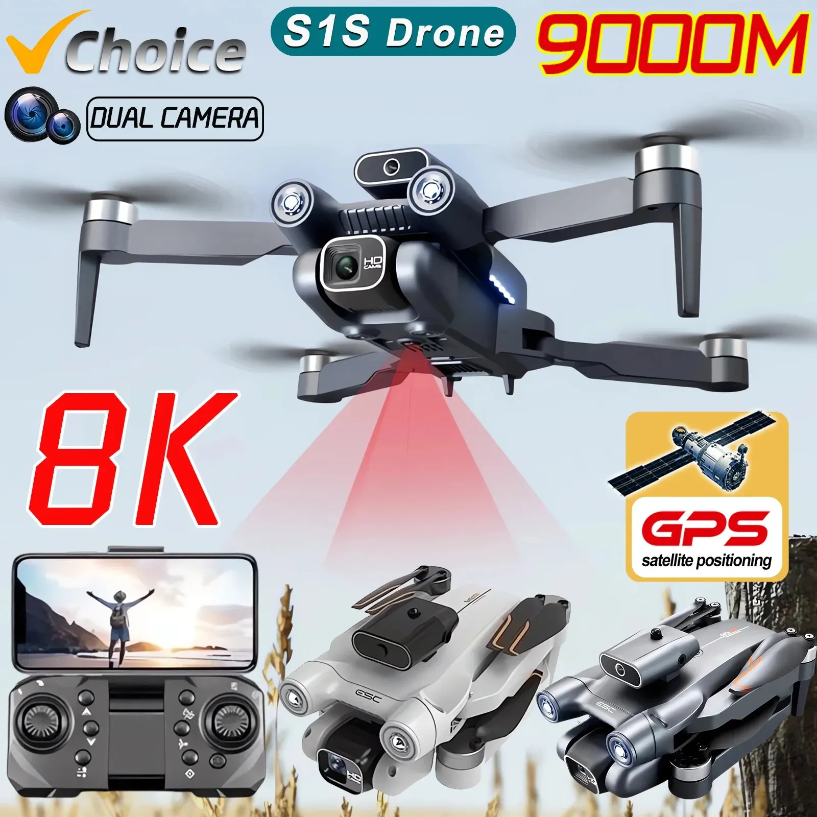 Drone Kit Professional - Neue s1s 5g gps drohnen kamera