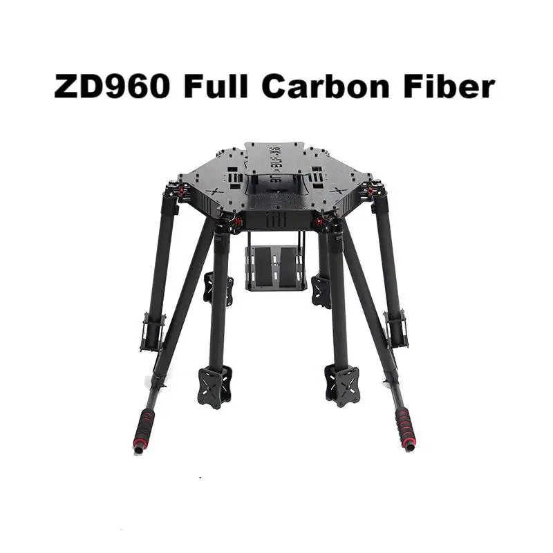 Drone Kit Heavy Lift - ZD850 ZD960 Vollcarbon-Hexa-Rotor-Rahmen mit faltbarem Arm-Kit
