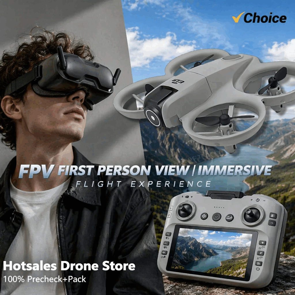 Drone Kit Tricopter - GT3 Mini-Drohne 4K/8K HD Professionelle Hindernisvermeidung