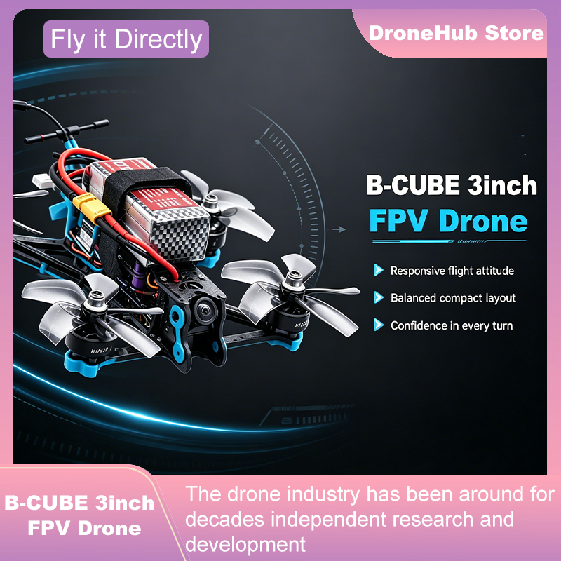 B-CUBE 3-Zoll FPV Drohnen-Rahm – Drone Kit Octocopter Bewertung und Preis